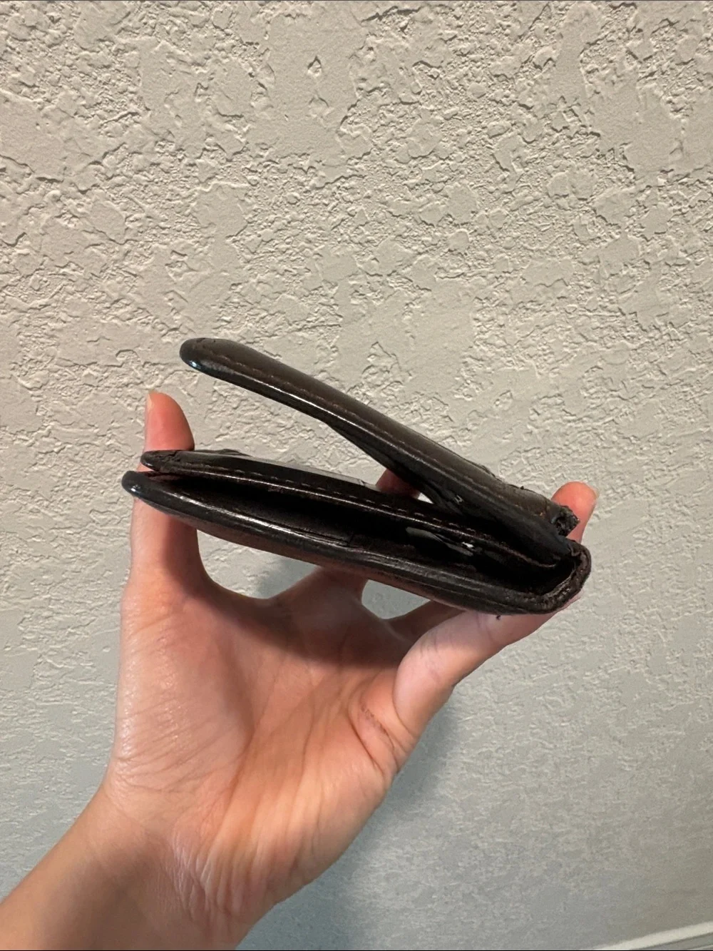 Louis Vuitton Men's Leather Bifold Wallet - Dark Brown